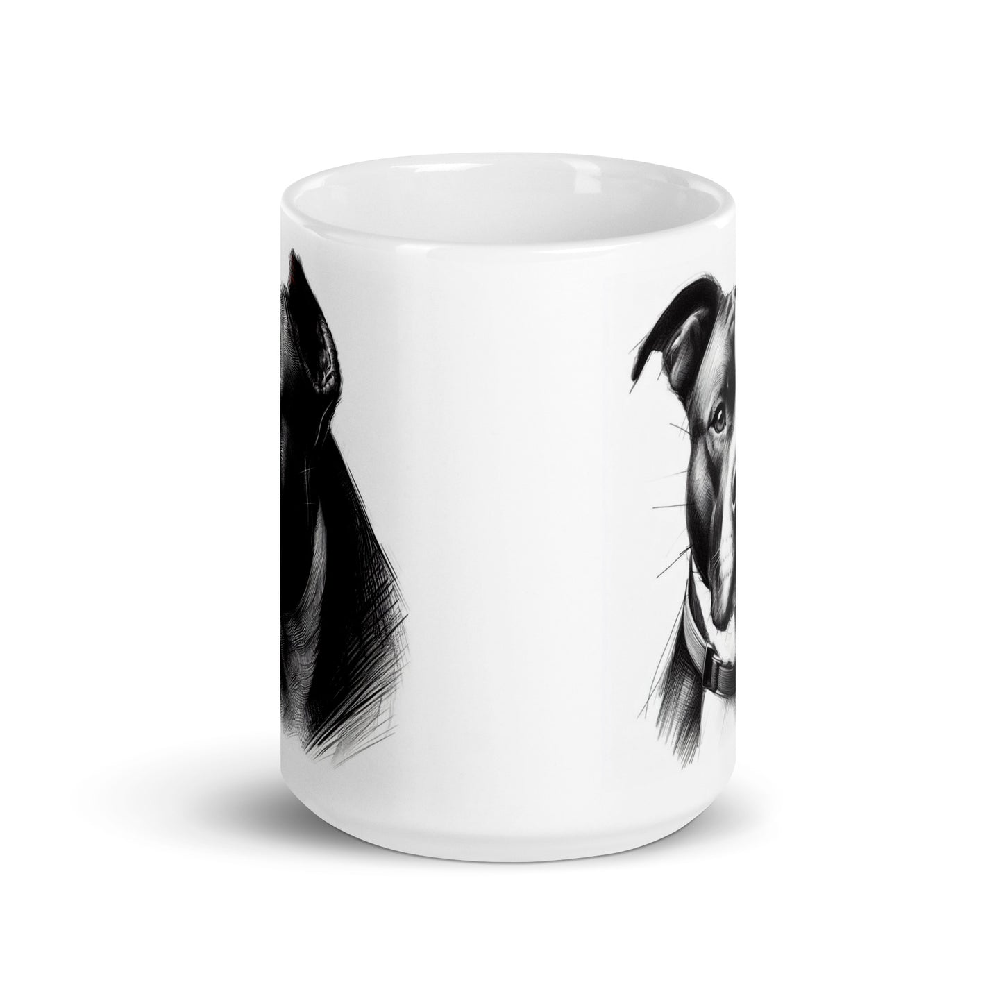 Taza pitbull black