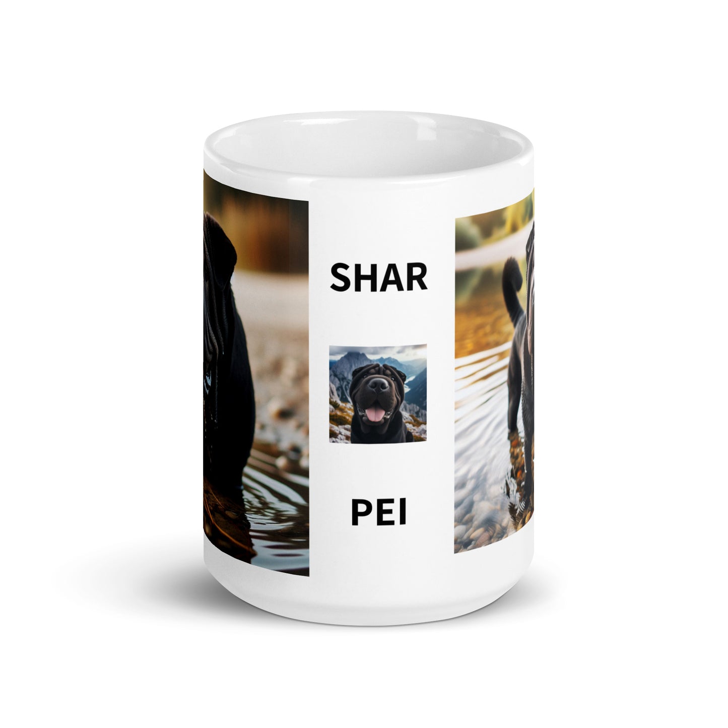 Taza shar pei water