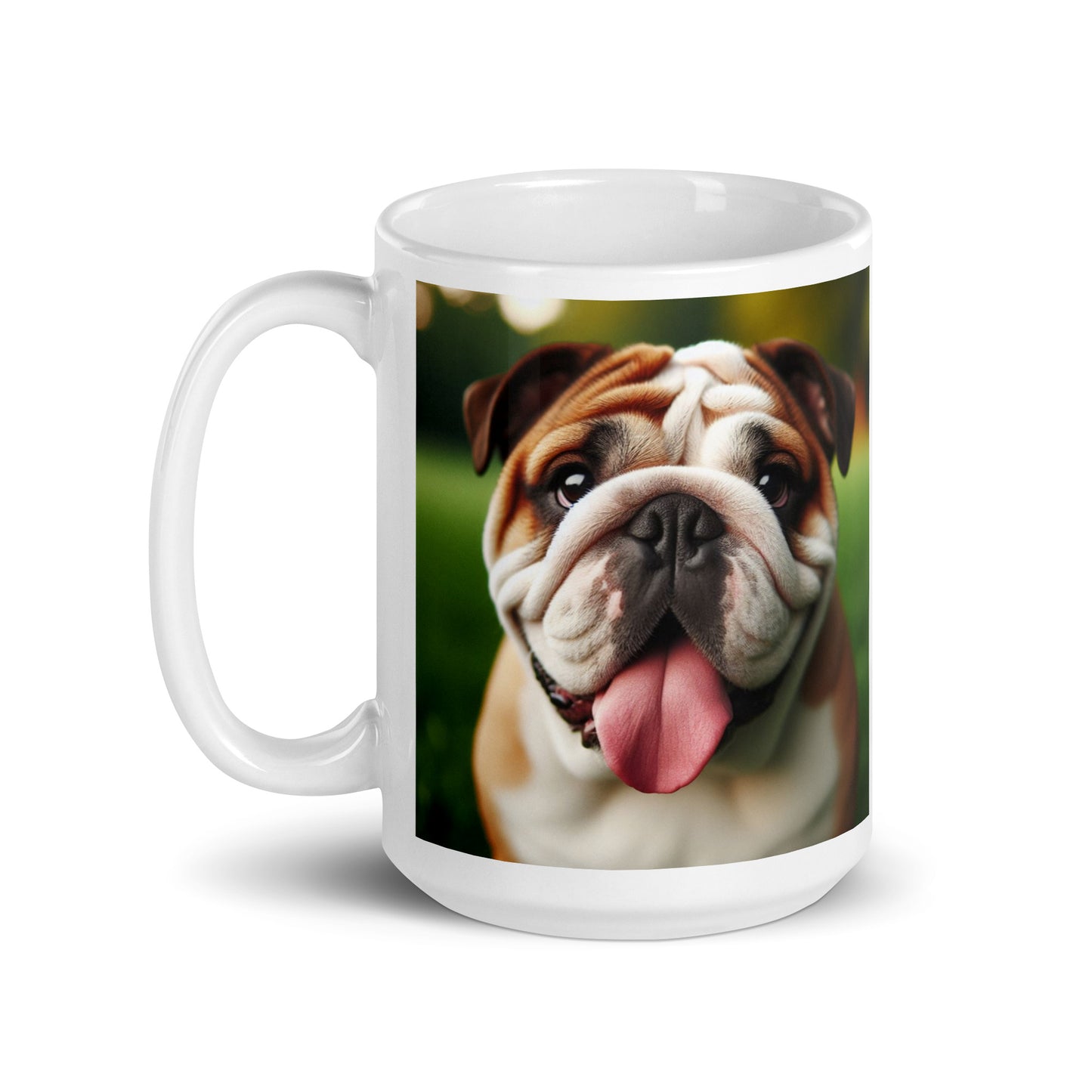 Taza bulldog happy