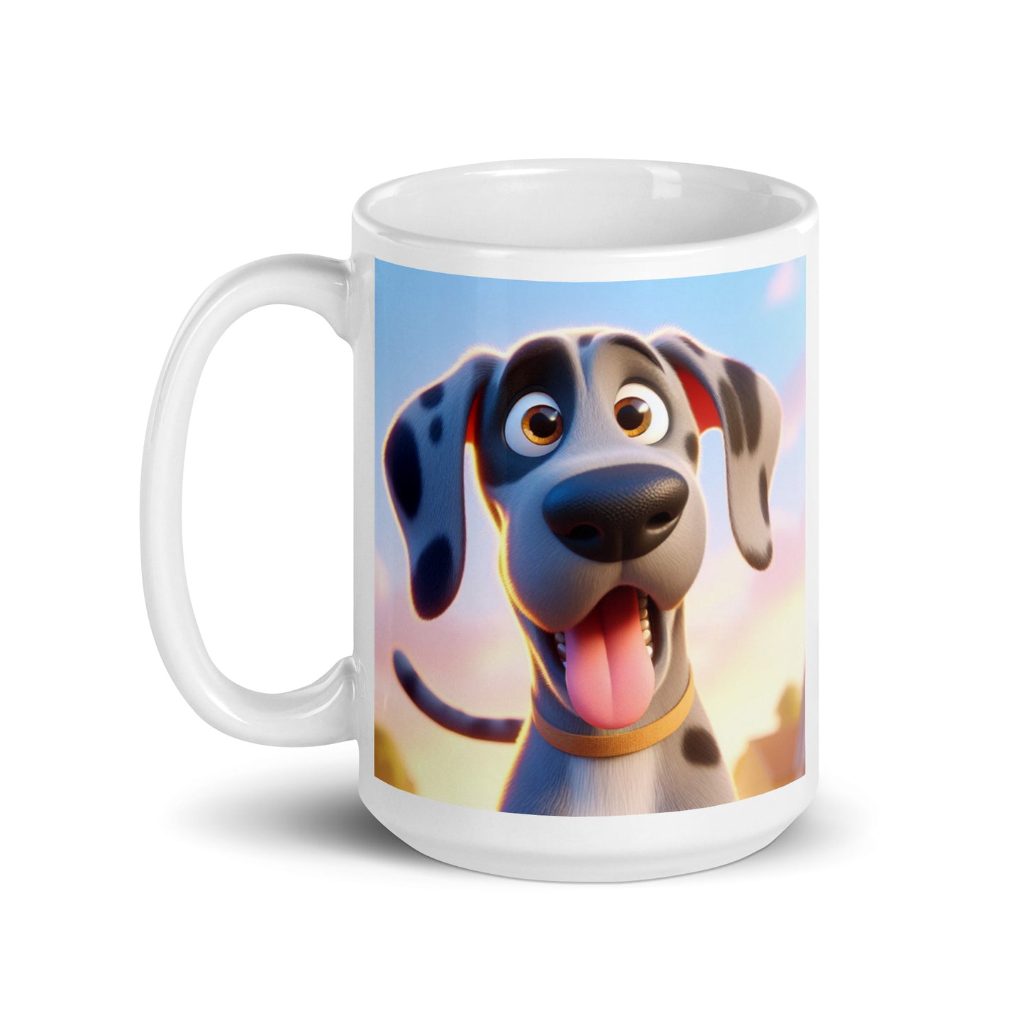 Taza gran danés lengua