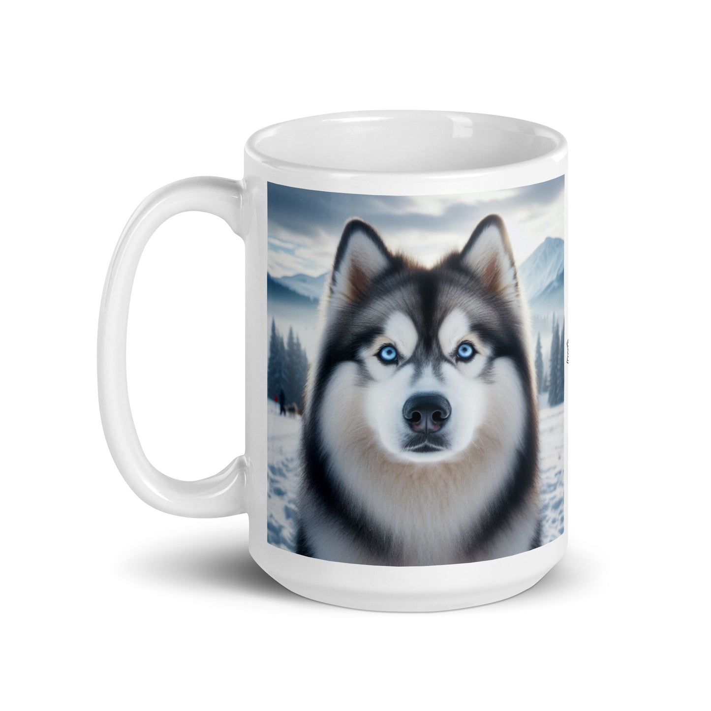 Taza husky snow