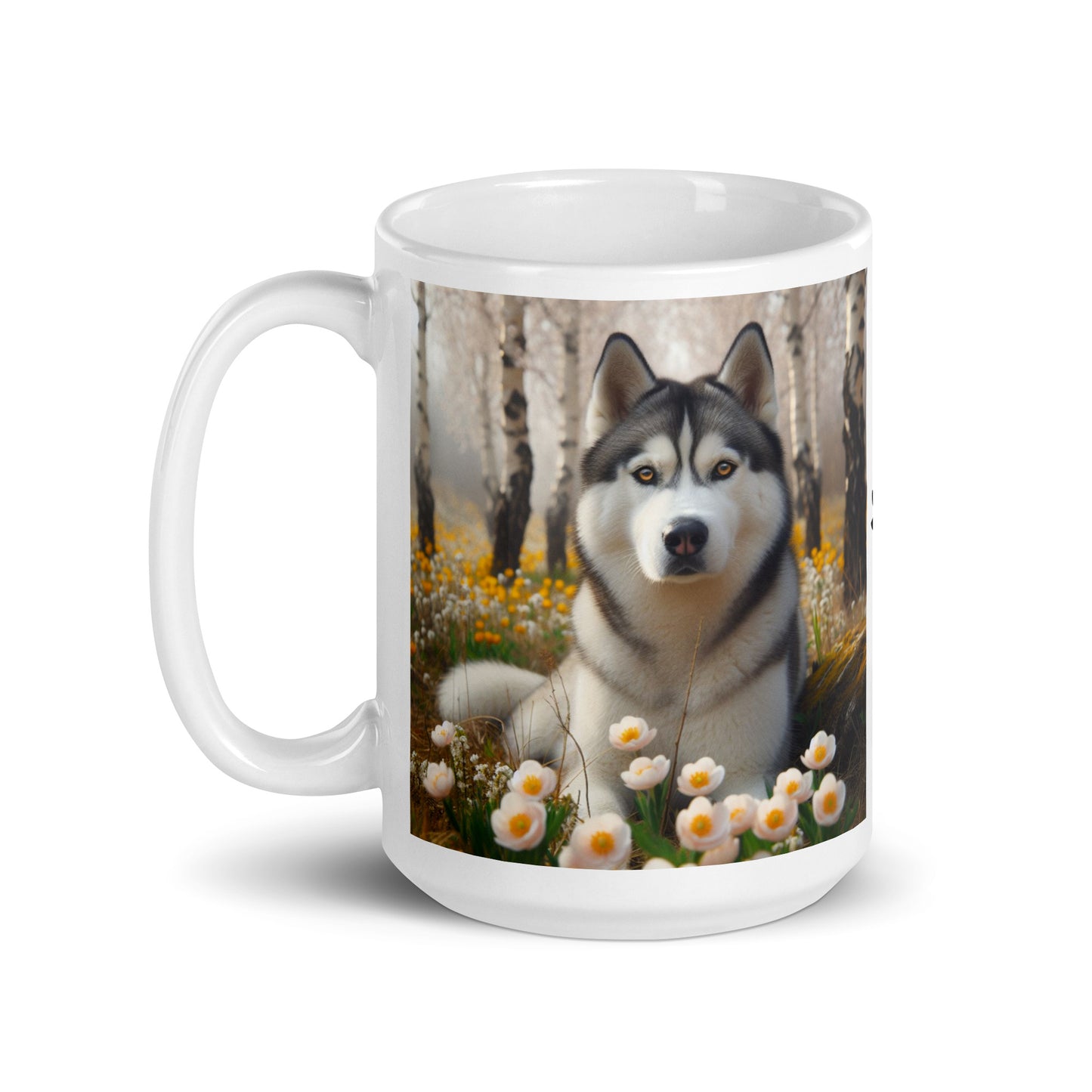 Taza husky resplandor