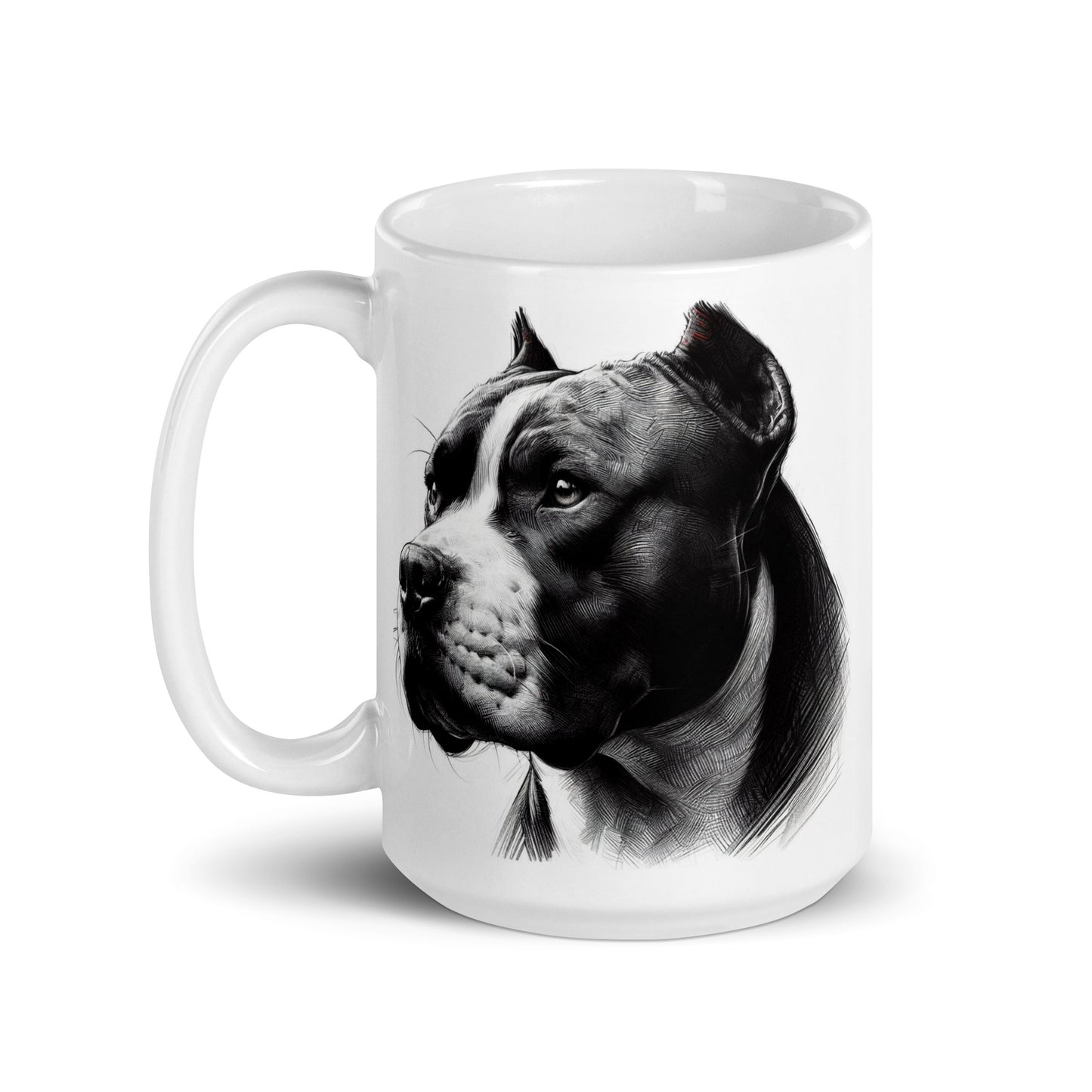 Taza pitbull black