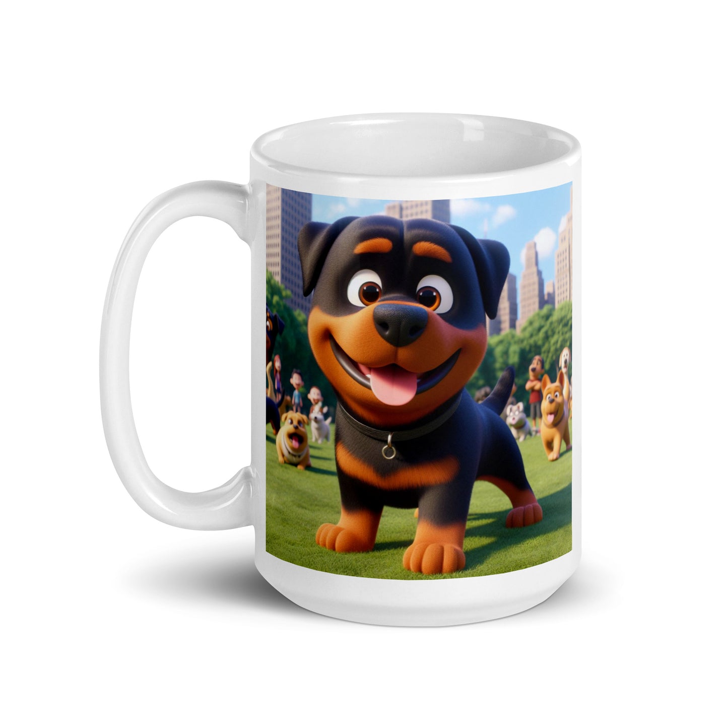 Taza rottweiler friend