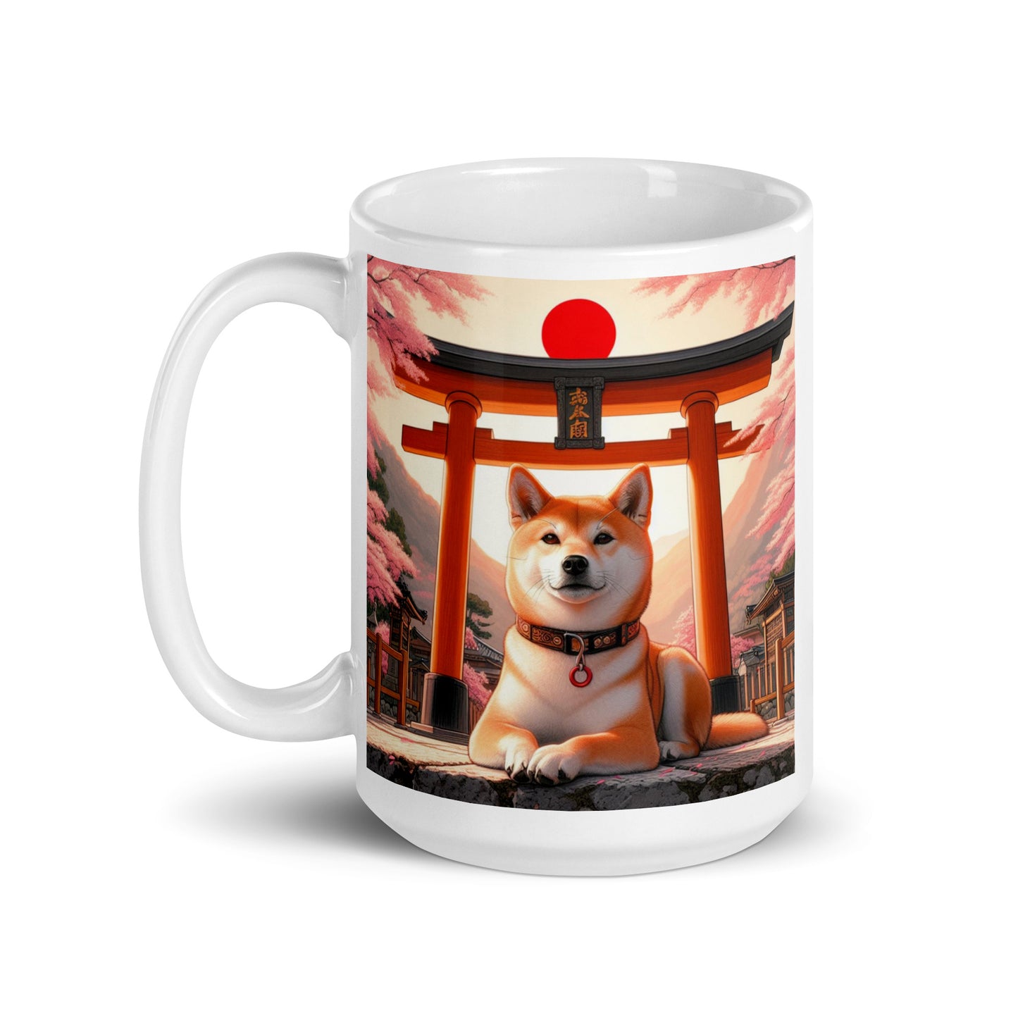 Taza shiba inu monumento