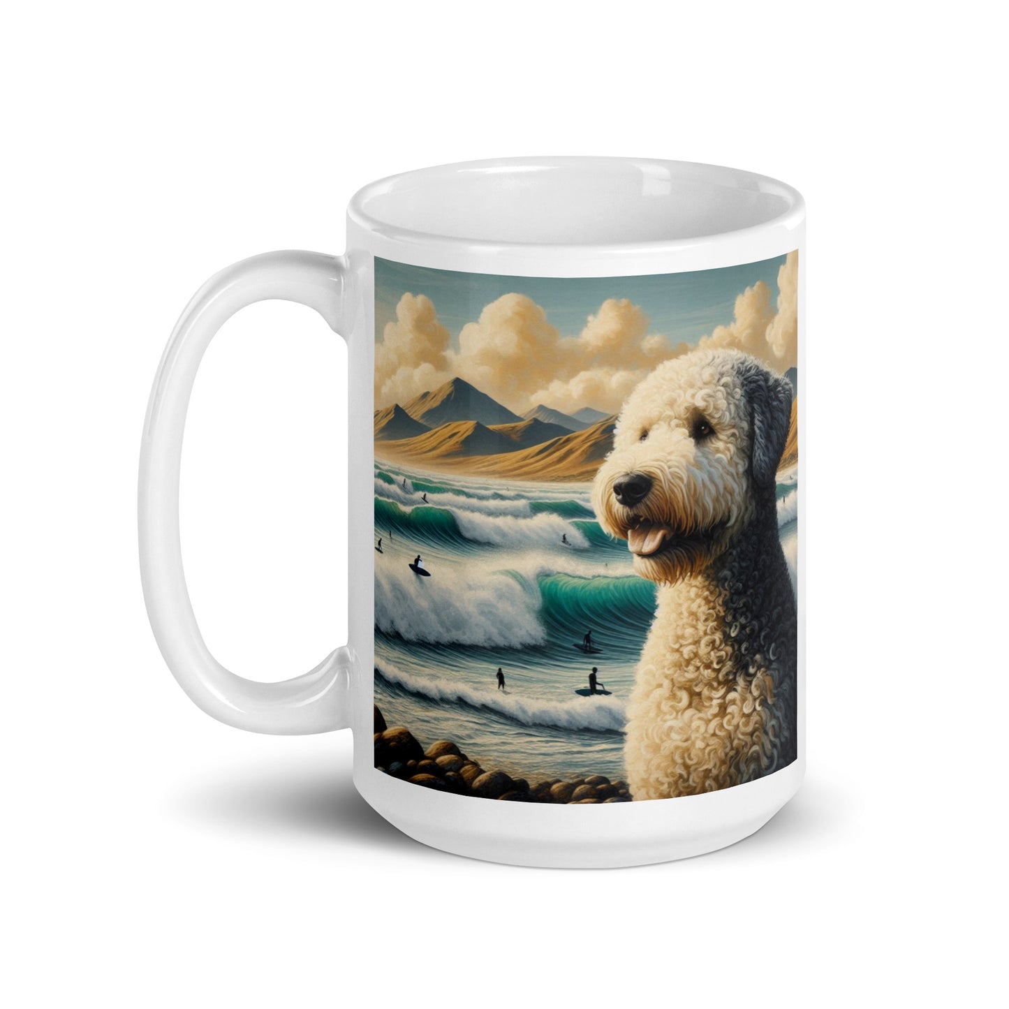 Taza water dog surf