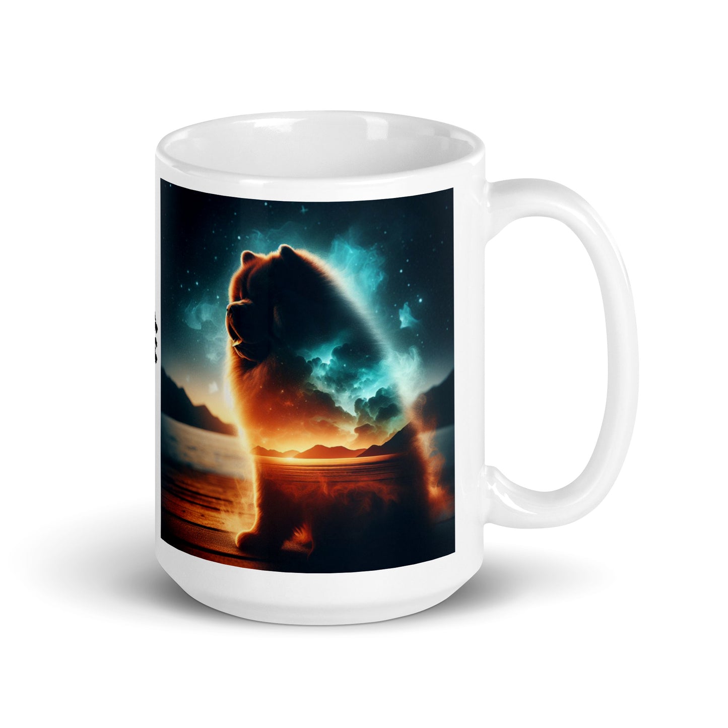 Taza chow chow sombras