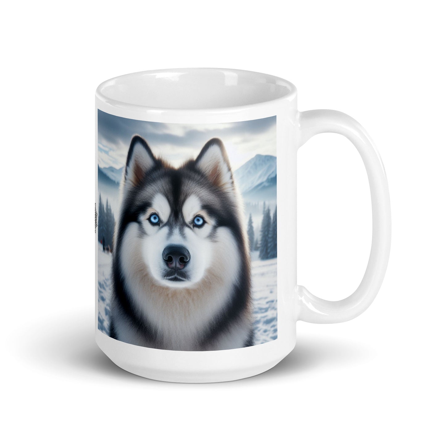 Taza husky snow