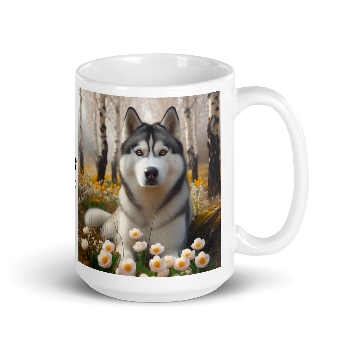 Taza husky resplandor