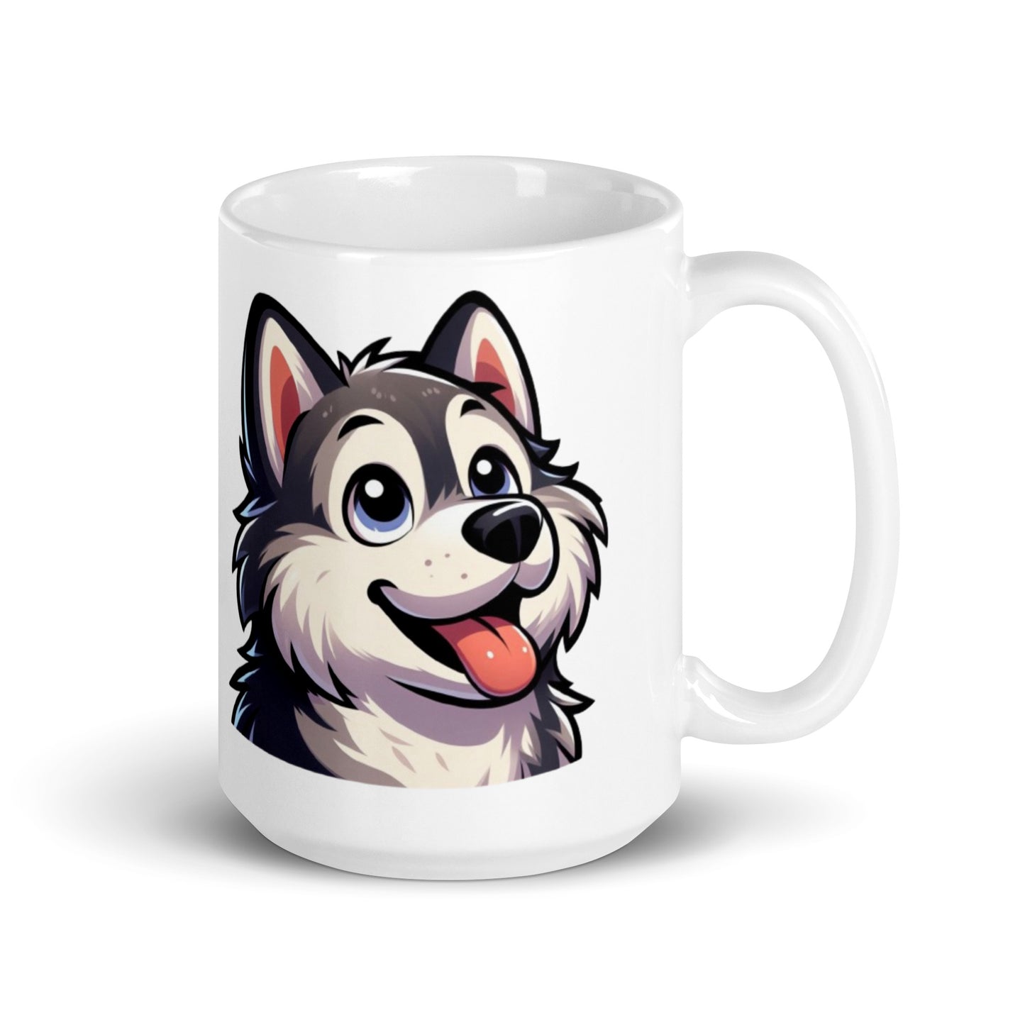 Taza husky animada