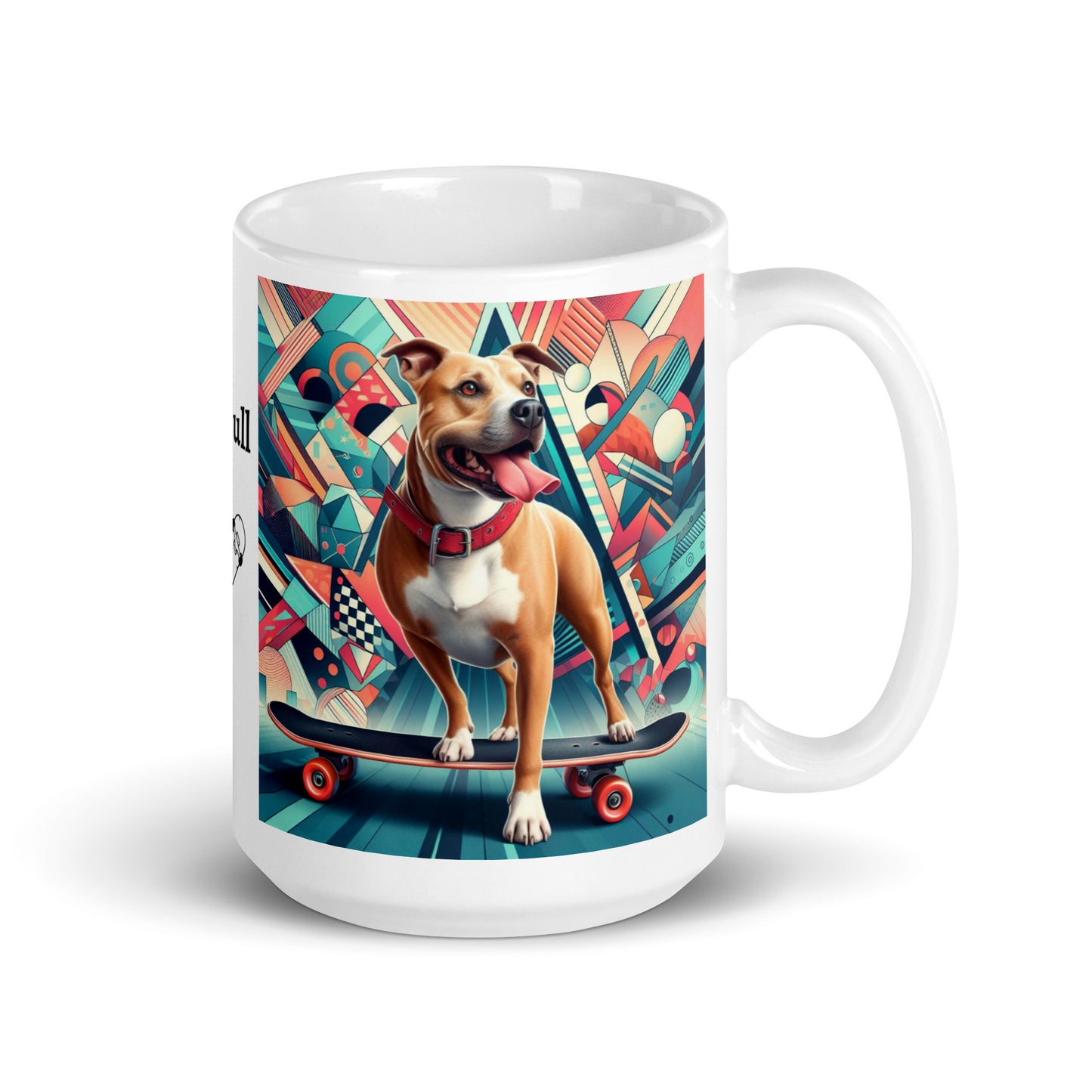 Taza pitbull skate