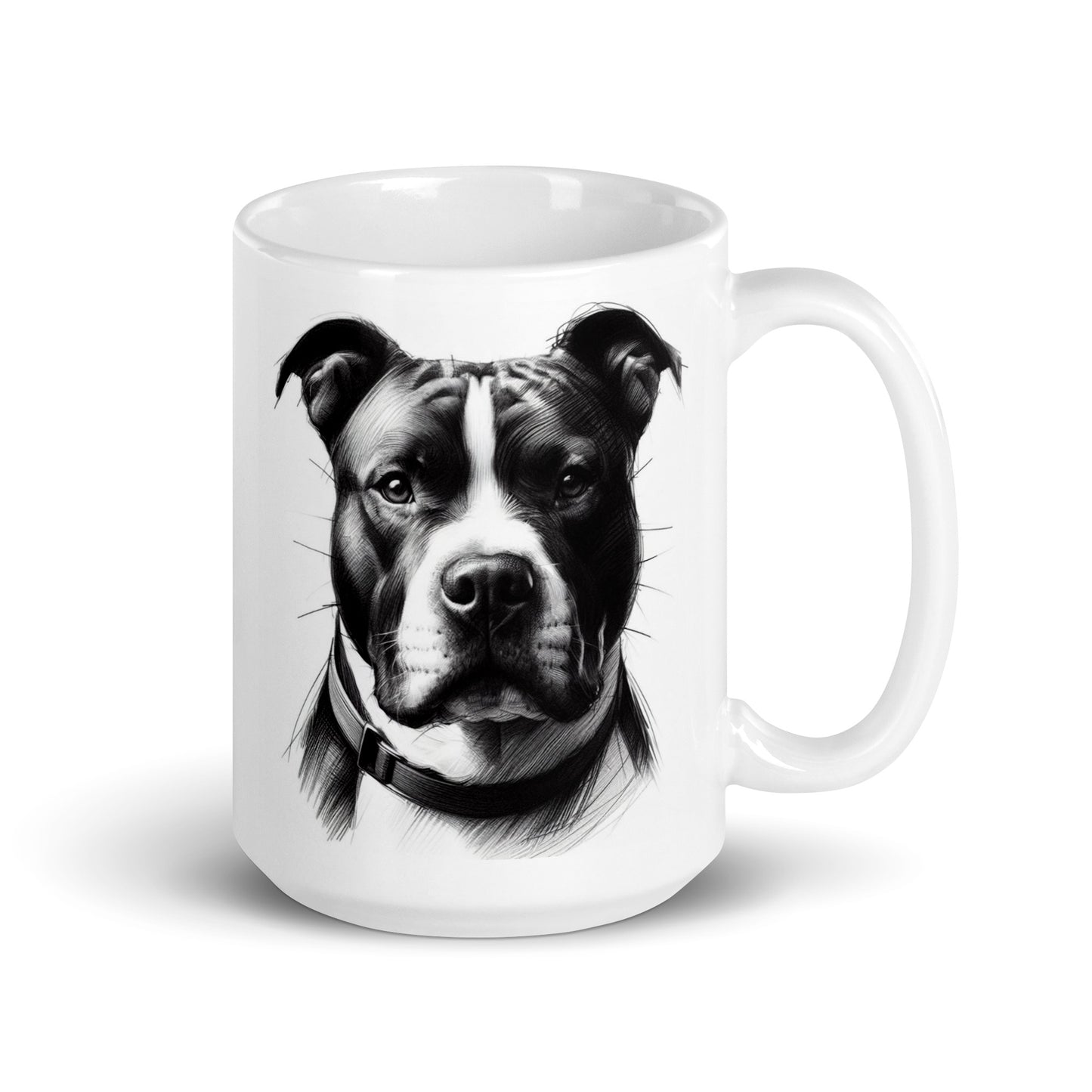 Taza pitbull black